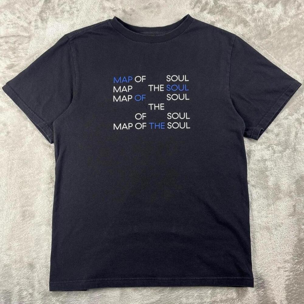 BTS Map Of The Soul Tour 2020 T Shirt Mens Large Black Graphic K Pop Official
